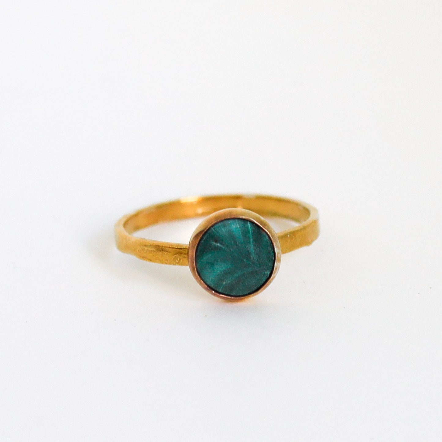 Gemstone Stacking Rings - Opal, Chrysoprase, Lapis, Malachite or Moonstone