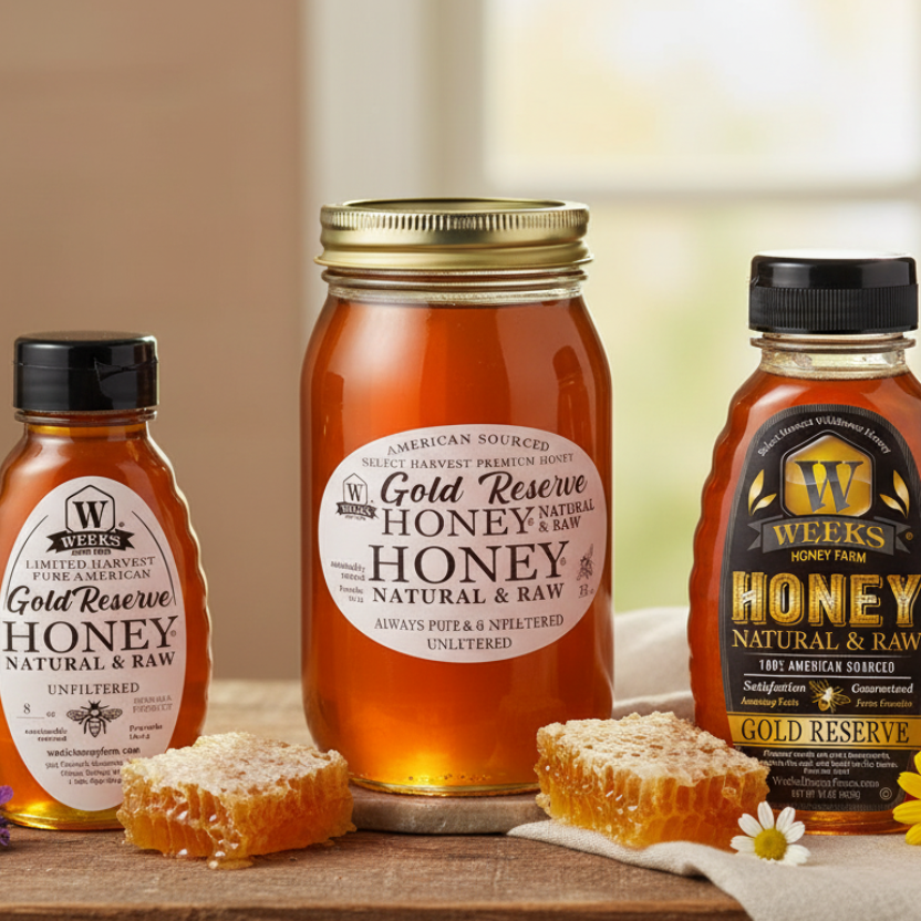 Weeks Gold Reserve Honey — Special Edition Raw Georgia Honey