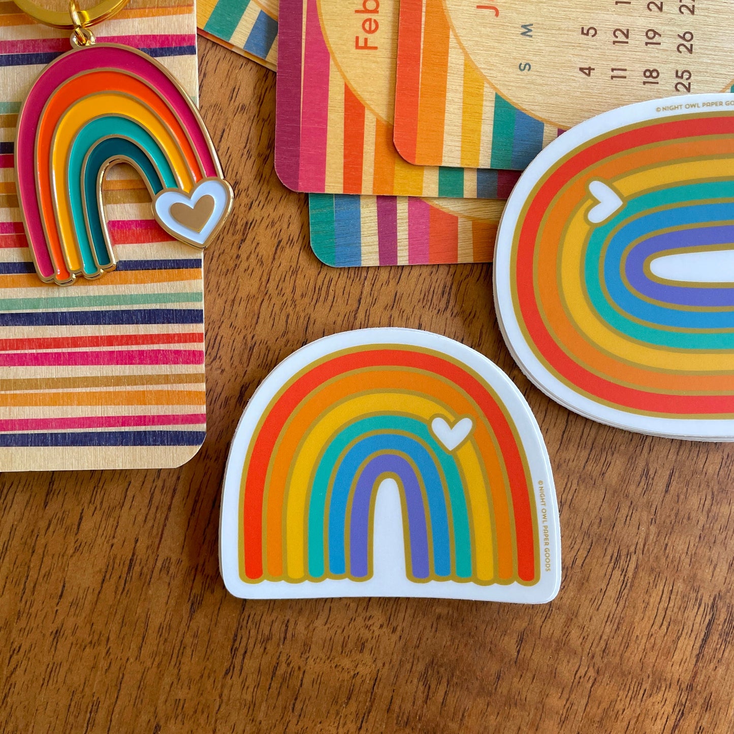 Rainbow Vinyl Sticker