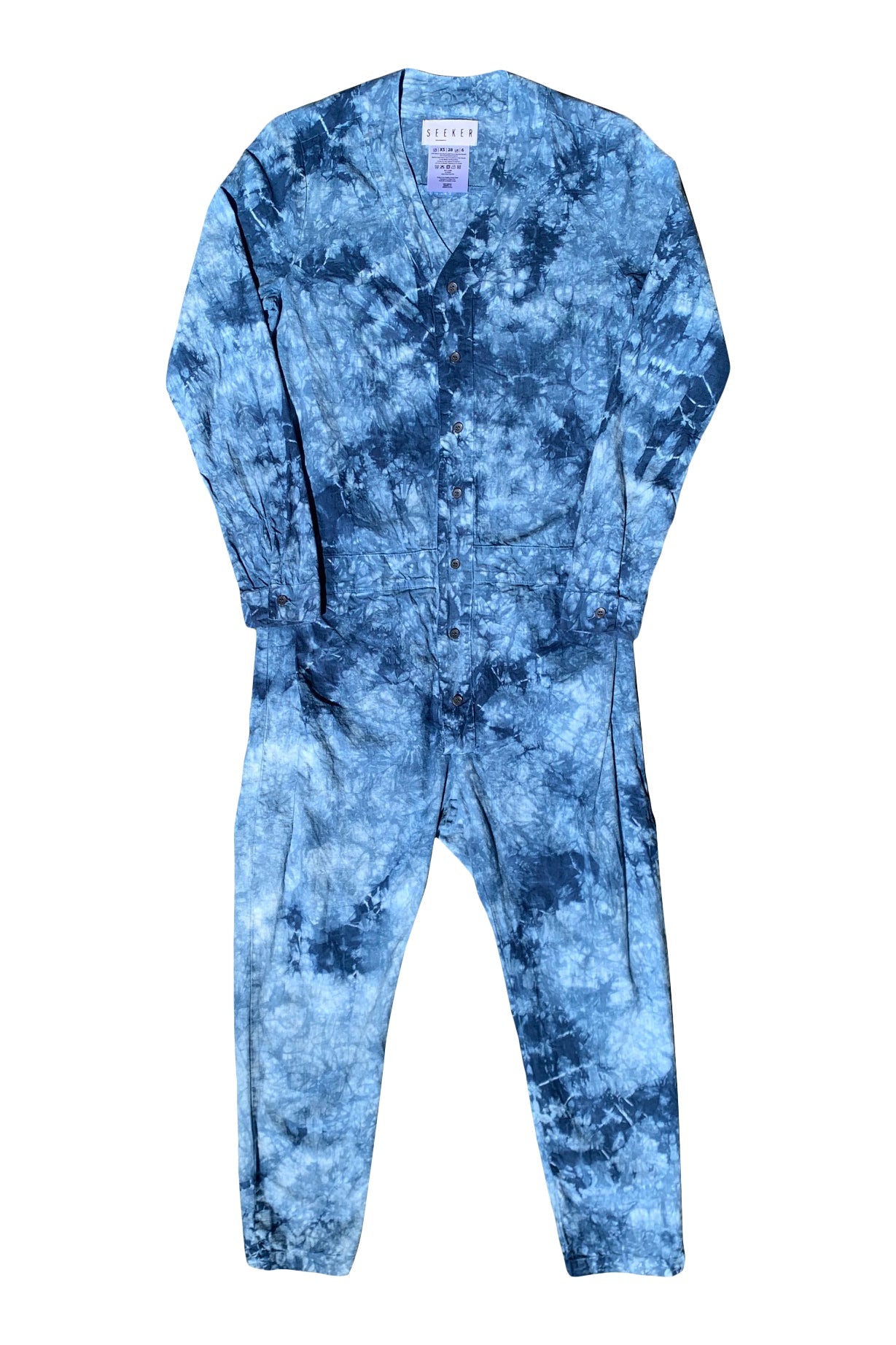 Jumpsuit Long Sleeve in Tie Dye