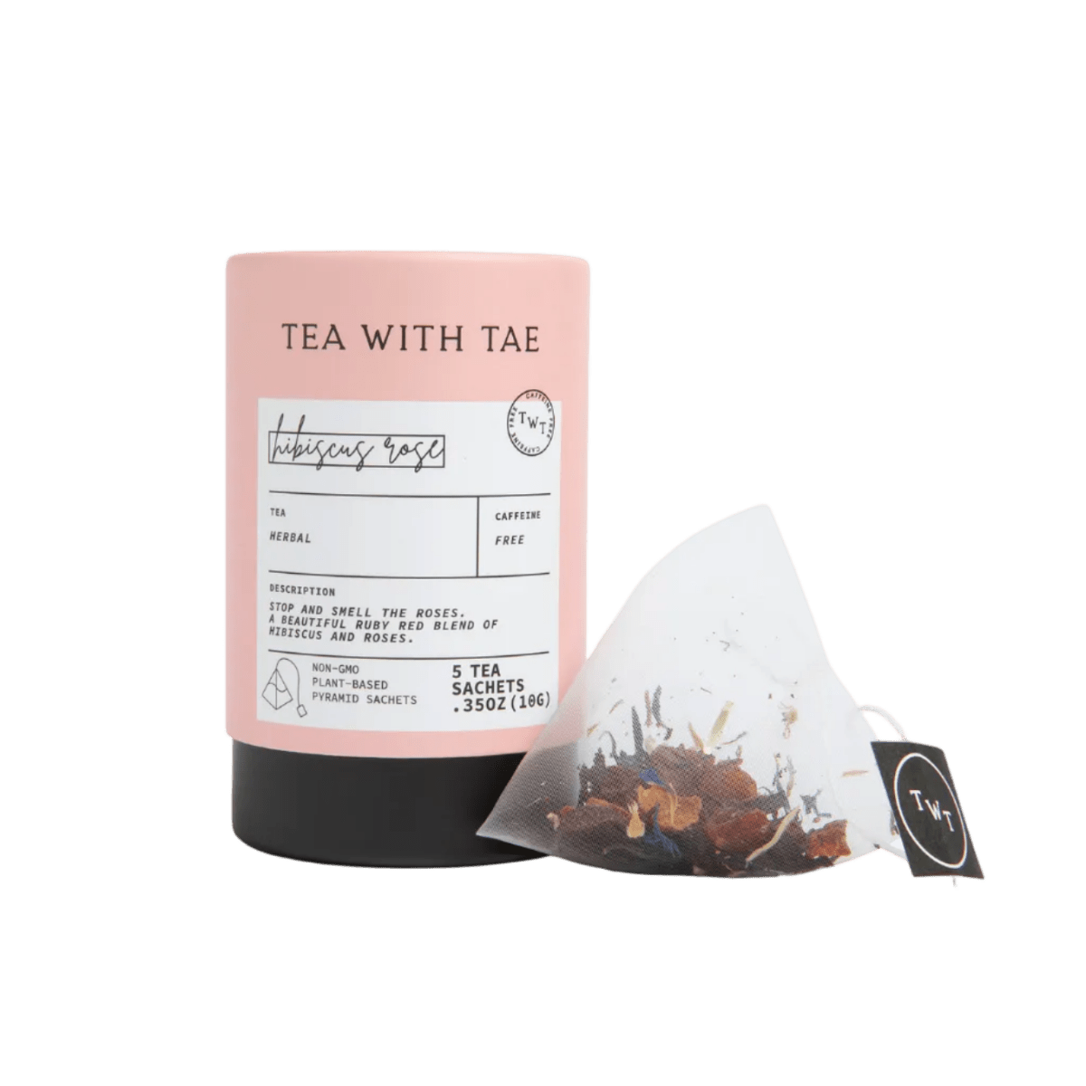 Hibiscus Rose Mini Tea Tube (5 tea bags)