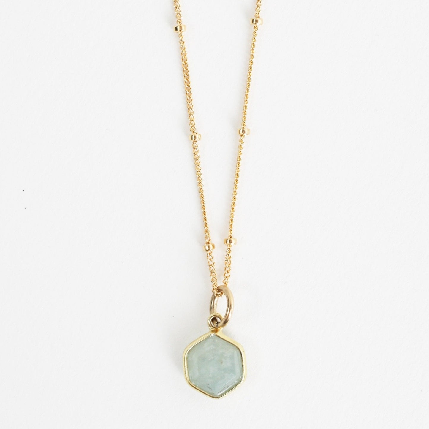 Honeycomb Hexagon Necklace
