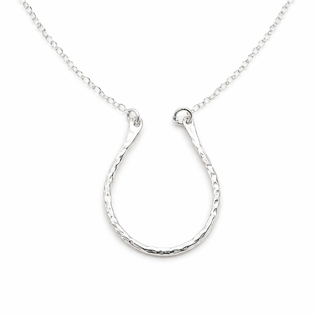 Horseshoe Necklace – Sterling Silver Lucky Charm Jewelry