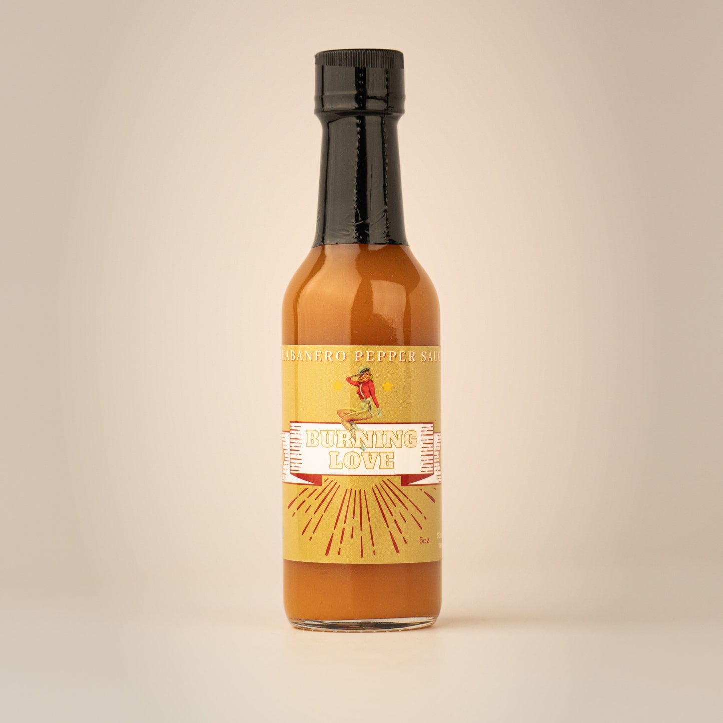 Lady May’s Habanero Hot Sauce – Farm Picked Habanero Blend – Small Batch, Bold & Spicy – Restaurant Recipe – 6oz Glass Bottle