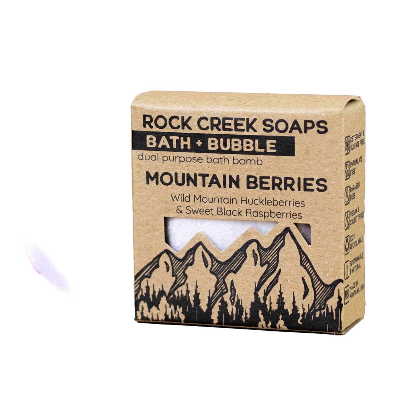 Bath Bomb in Mountain Berries