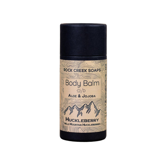 HUCKLEBERRY BODY BALM | Solid Lotion Bar - Sweet & Juicy Wild Huckleberry