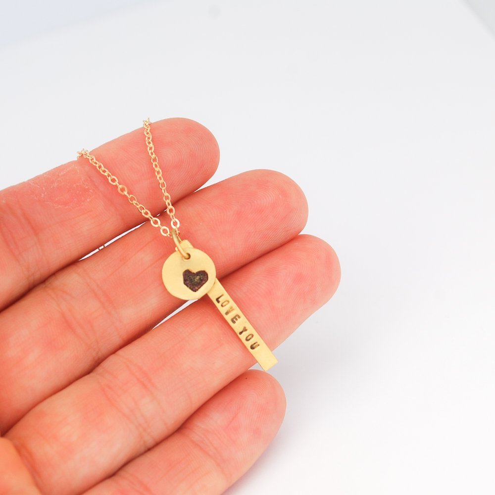 I love you - Quote Necklace