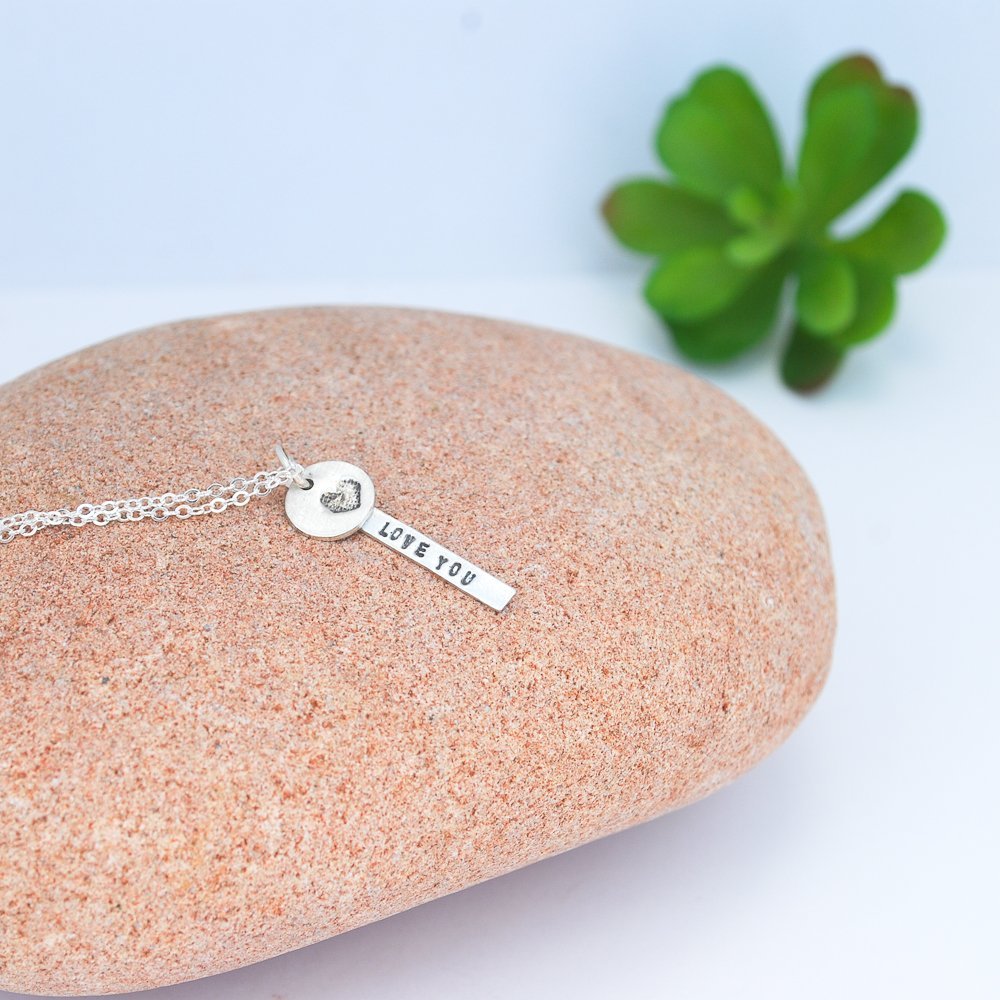 I love you - Quote Necklace