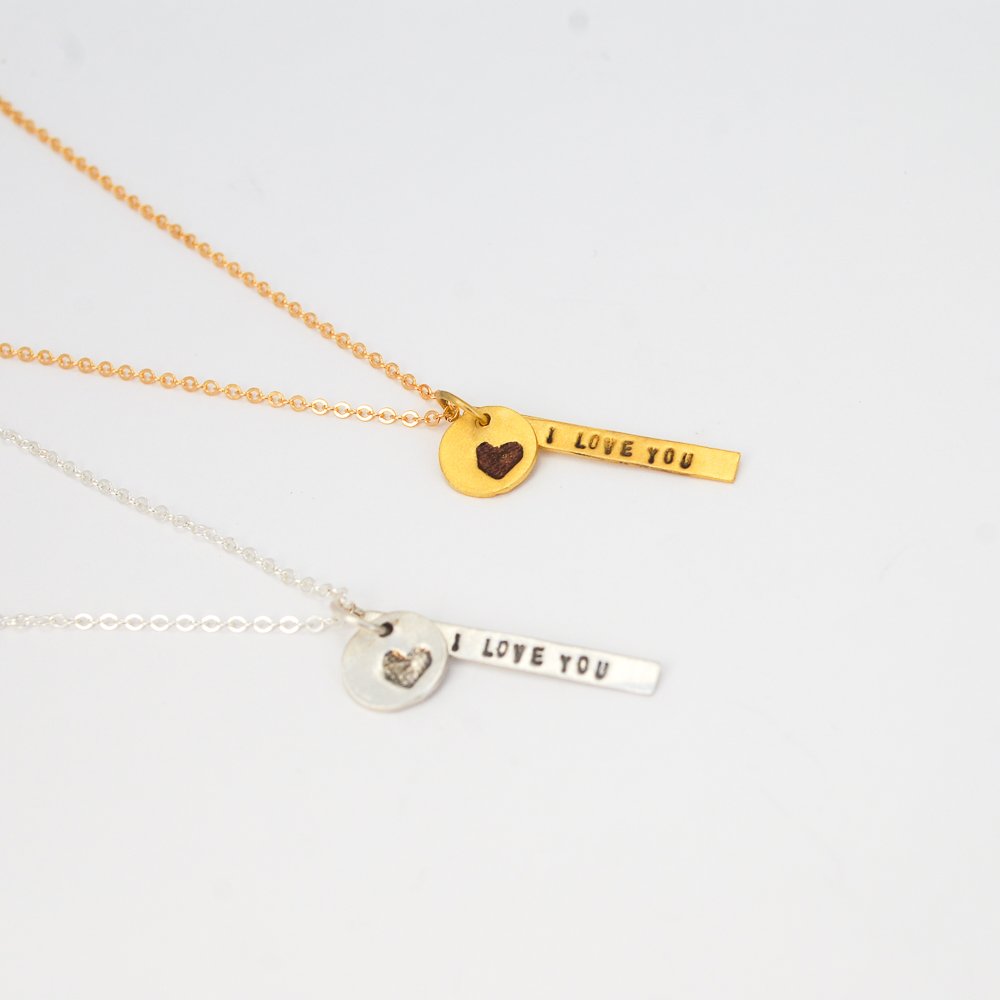 I love you - Quote Necklace