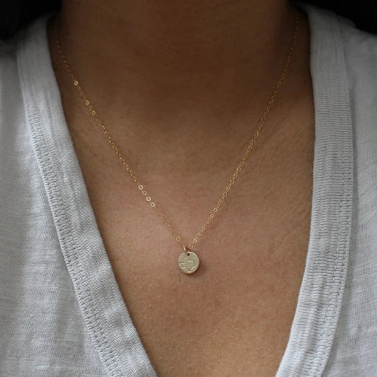 Dainty State Necklace – Personalized Gold or Silver State Pendant Jewelry