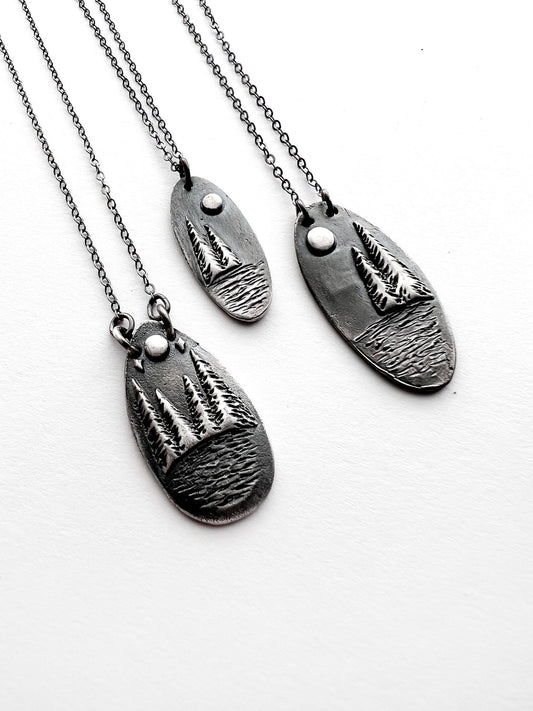 Full Moon Lake Necklace Small