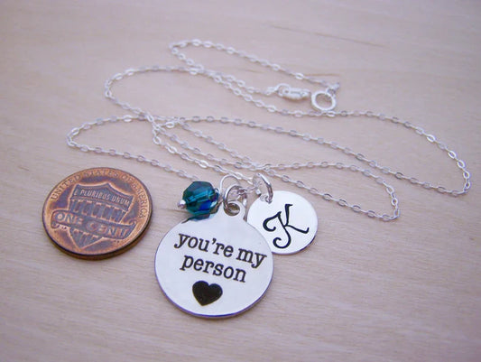 You're My Person Personalized Sterling Silver Necklace