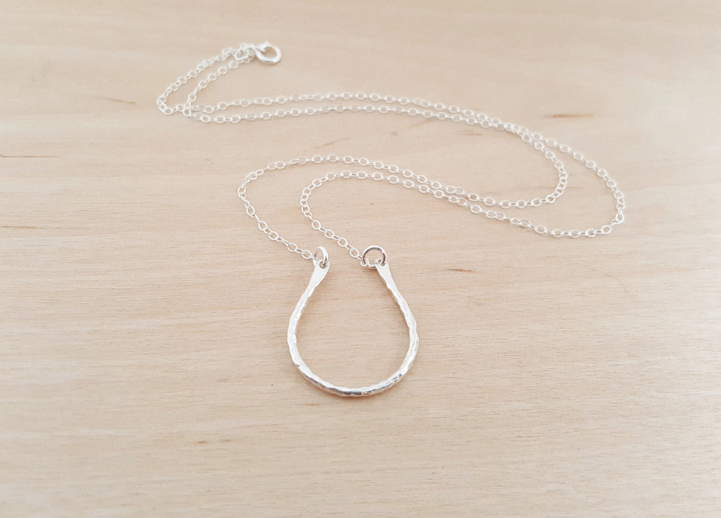 Horseshoe Necklace – Sterling Silver Lucky Charm Jewelry