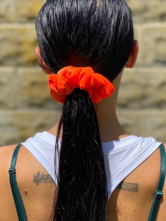 Luxe Velvet Scrunchie | sky blue