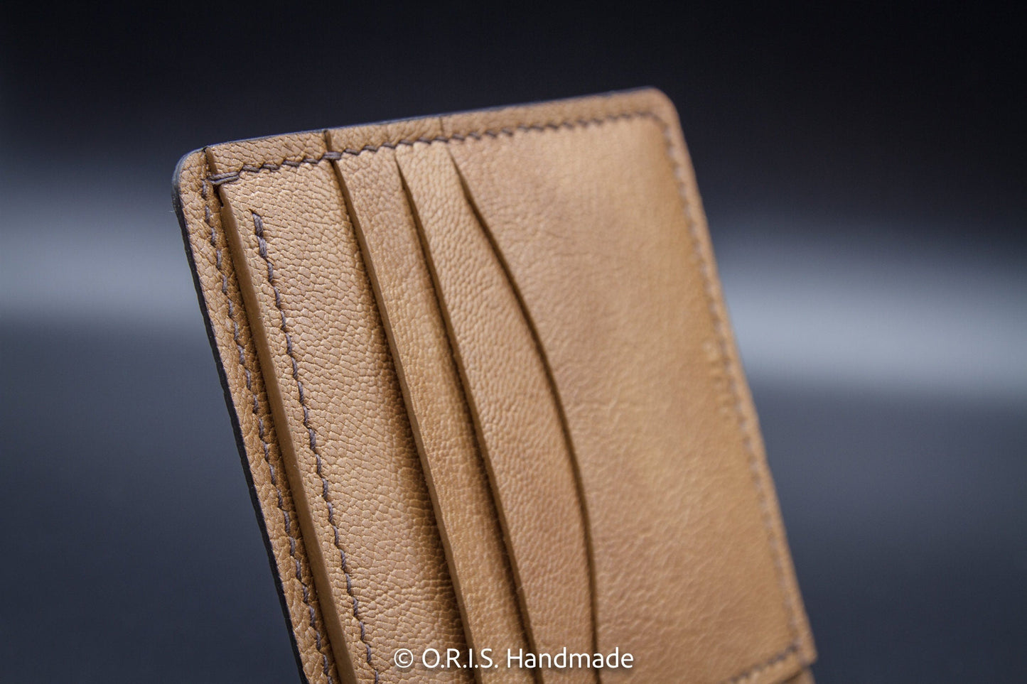Ostrich Leather Wallet - Tobacco