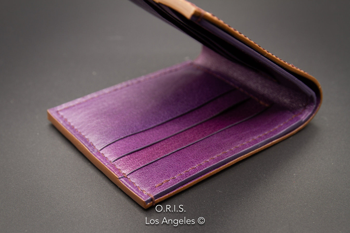 Mens Alligator Wallet - Rosewood