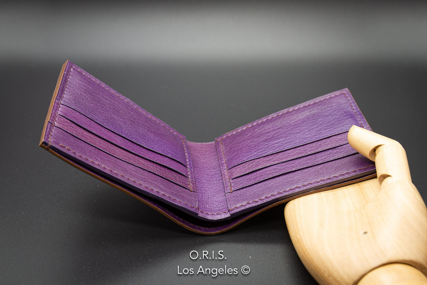 Mens Alligator Wallet - Rosewood