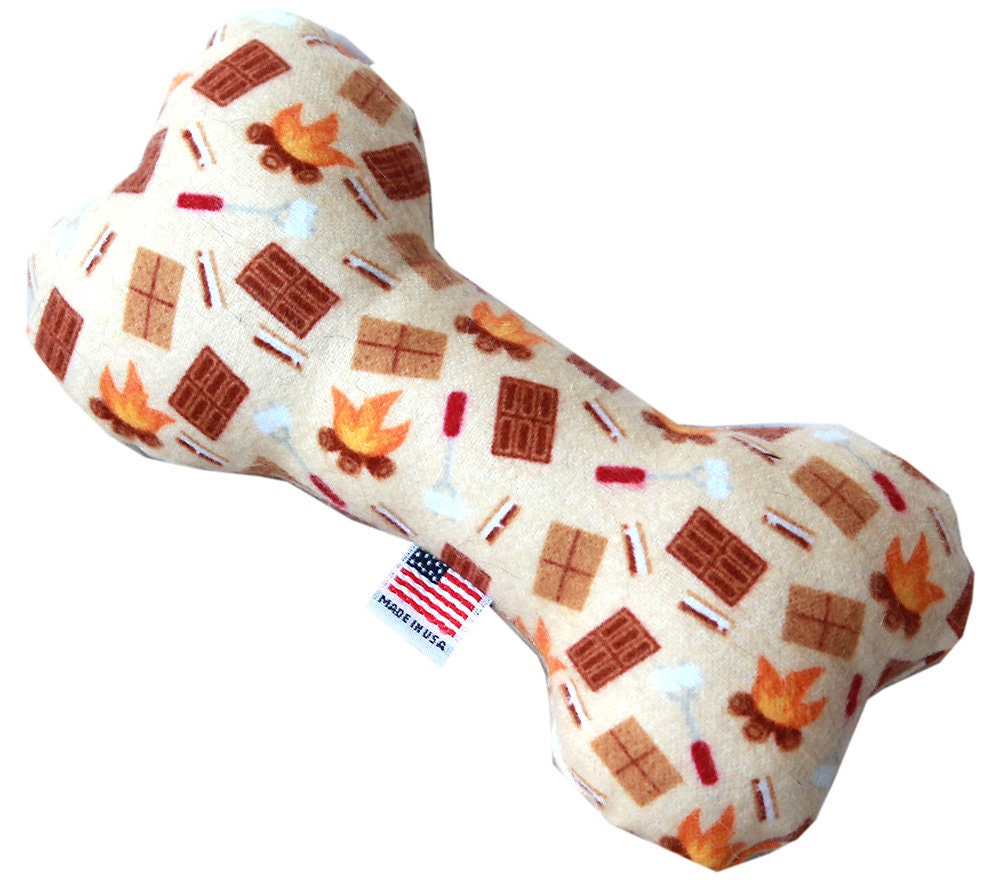 Pet and Dog Plush 6" Bone Toy, "Wanderlust Group"