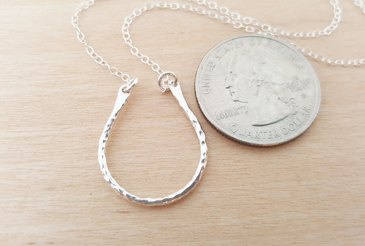 Horseshoe Necklace – Sterling Silver Lucky Charm Jewelry