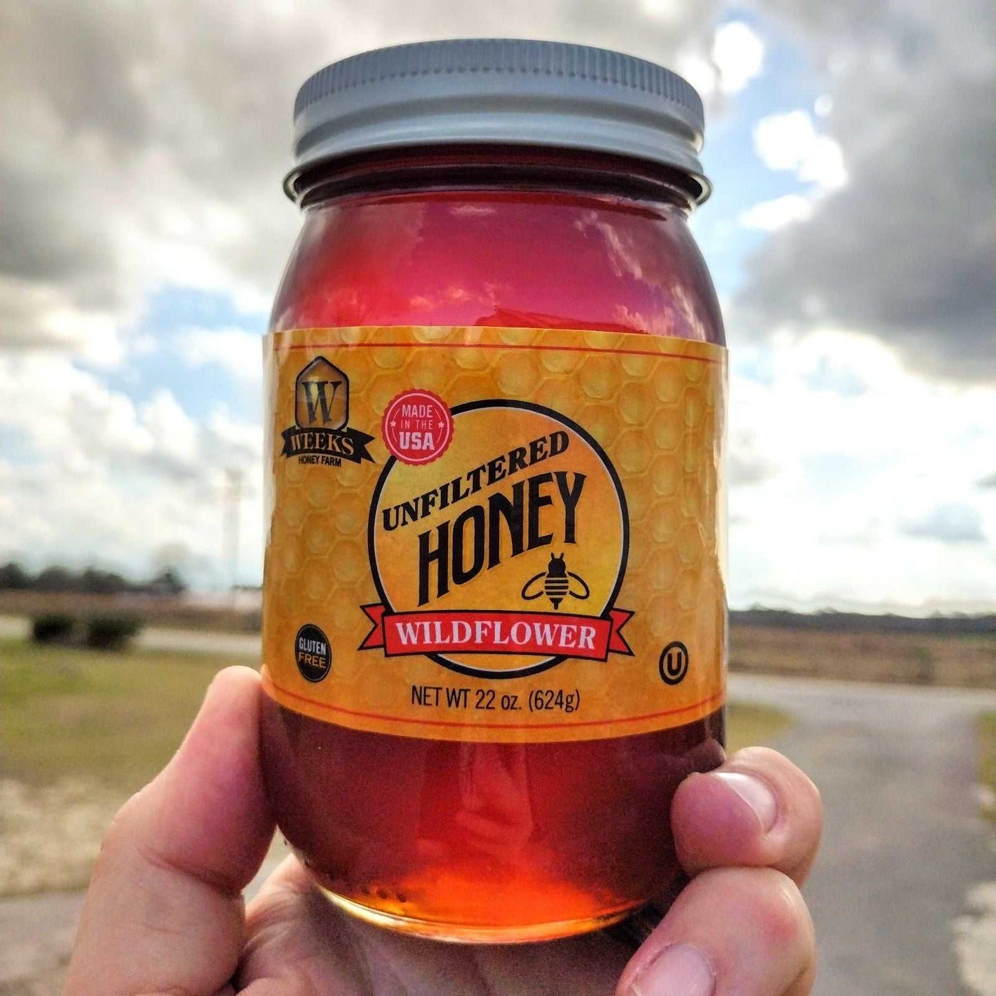 Weeks Pure Raw Wildflower Honey – Georgia’s Sweetest Natural Treasure