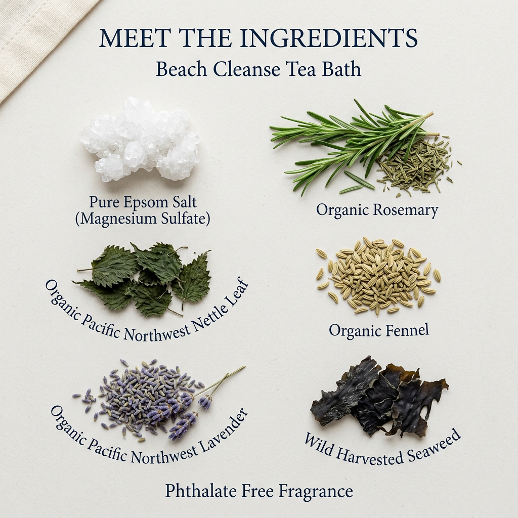 Beach Cleanse Tea Bath