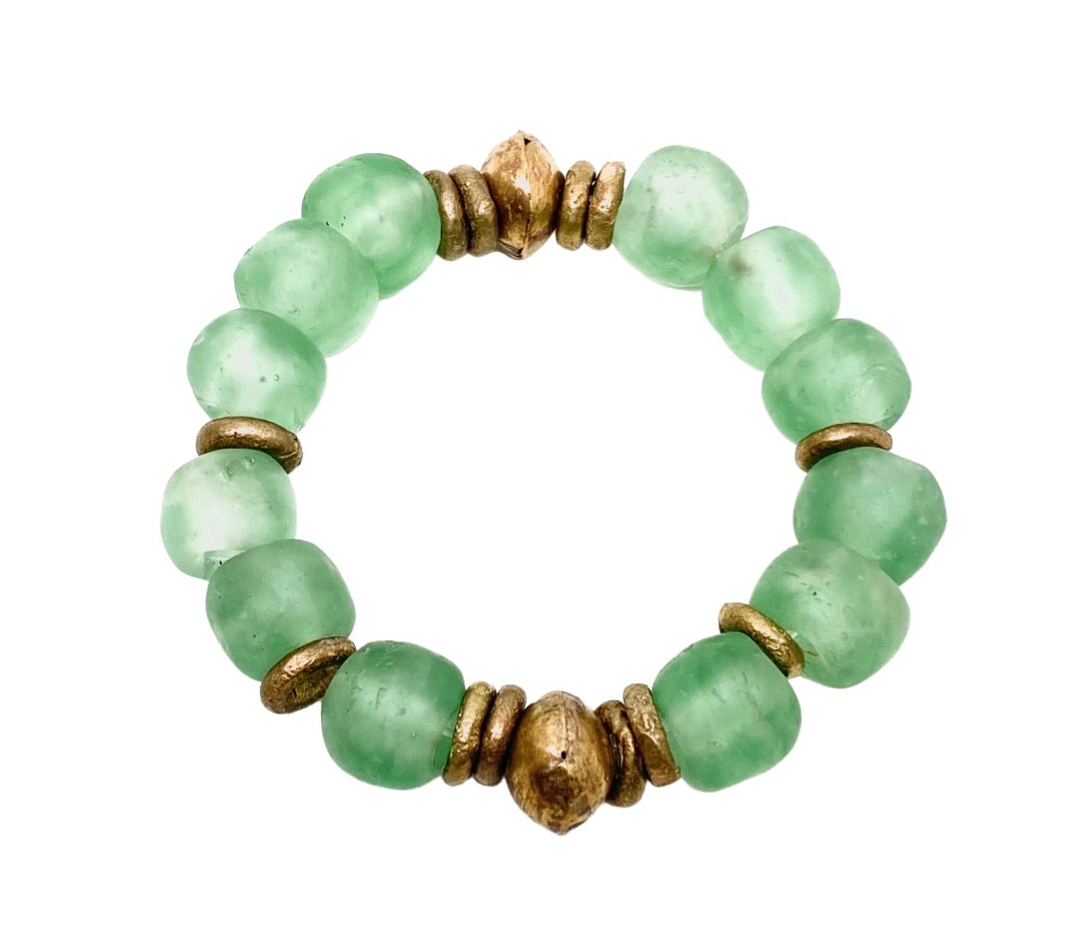 Glass Bracelet • Seafoam