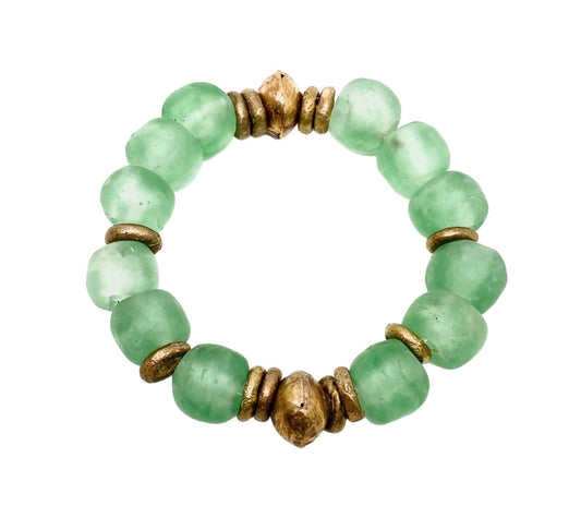 Glass Bracelet • Seafoam