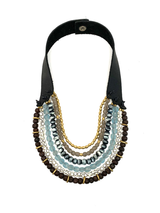 6 Strand Necklace • Lotus