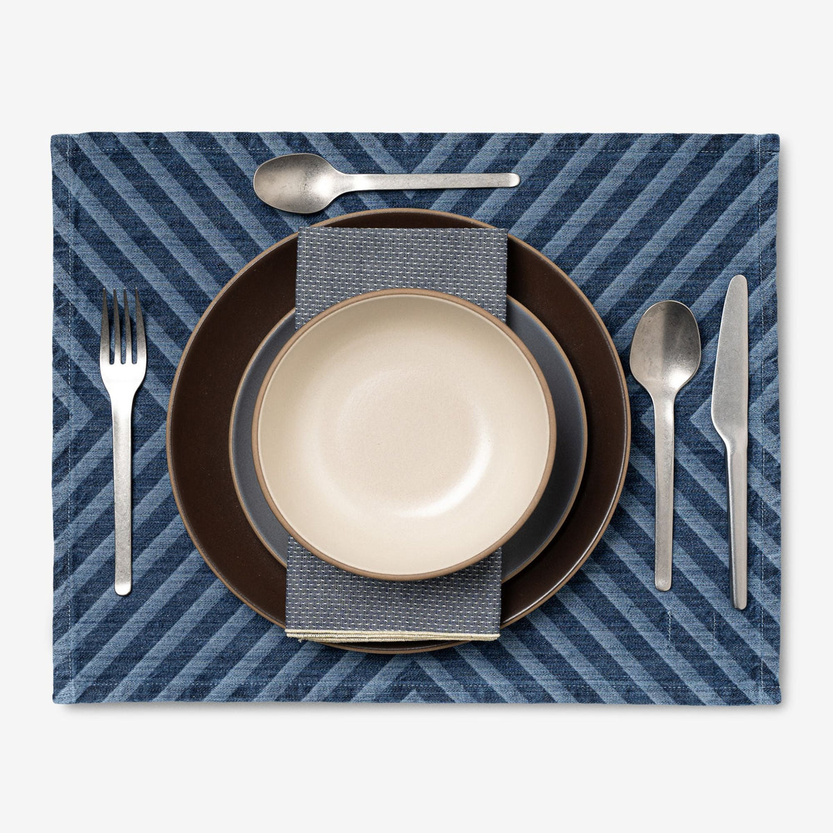 PLACEMAT - LASER PRINTED DENIM