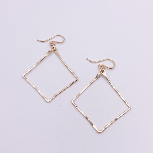 Diamond Shaped Earrings