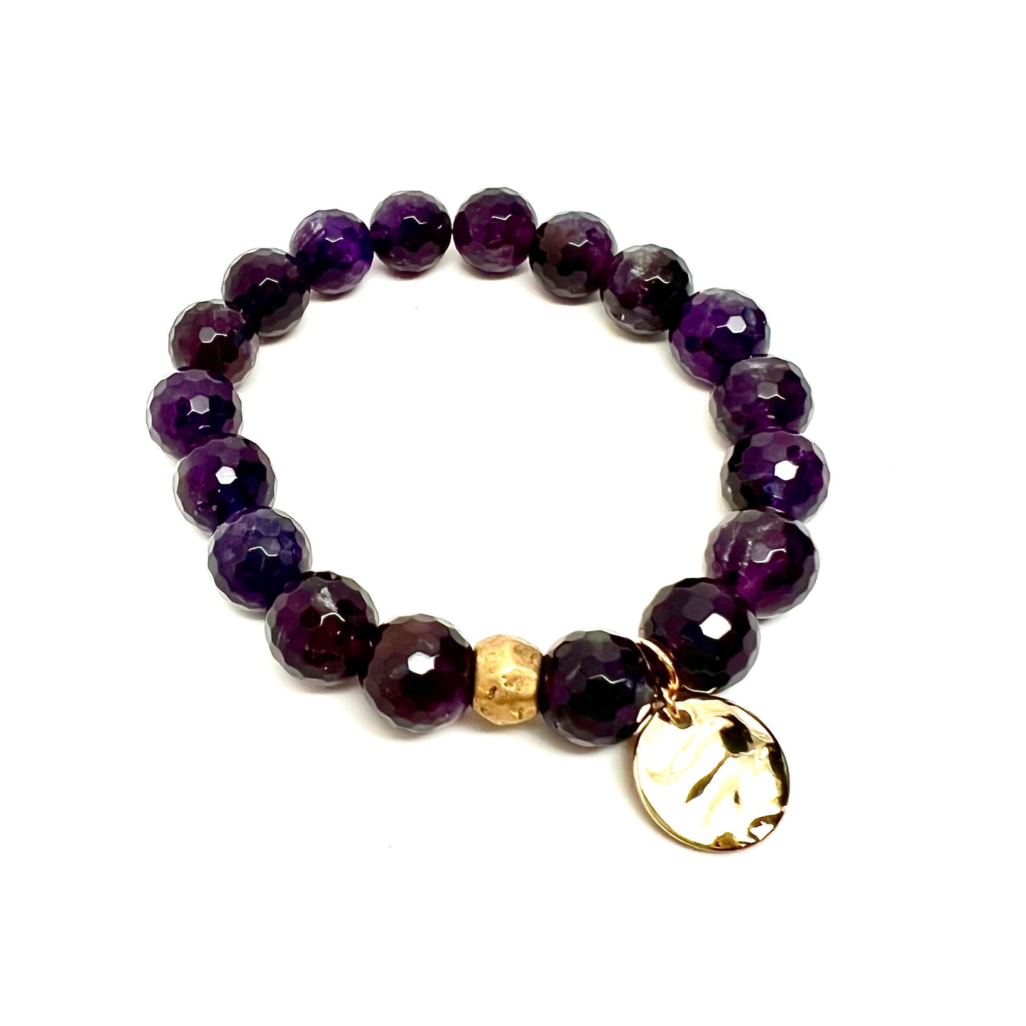 Amethyst Bracelet Faceted