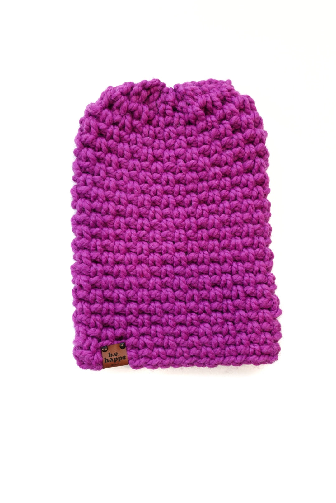 Crochet Simple Slouch Hat | Lollipop Slouchy Beanie