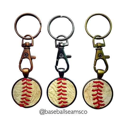 Baseball Seam Keychain