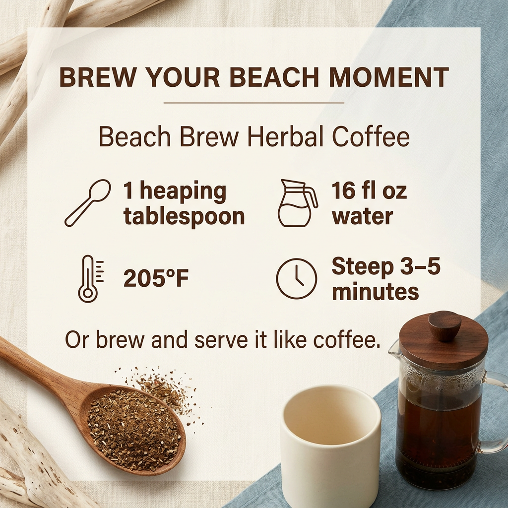 Beach Brew Herbal Coffee
