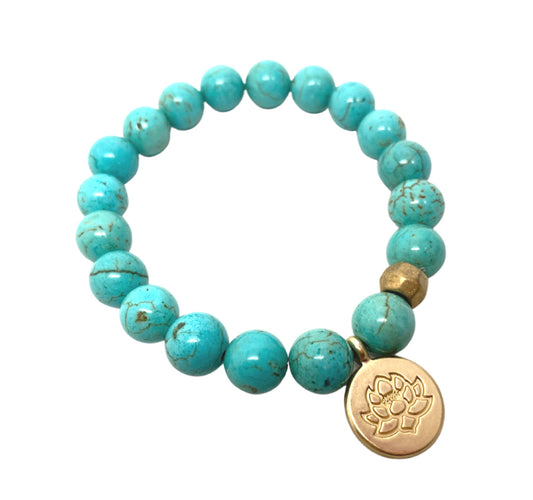 Turquoise Howlite Bracelet