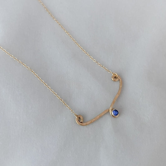 Balance Birthstone Necklace