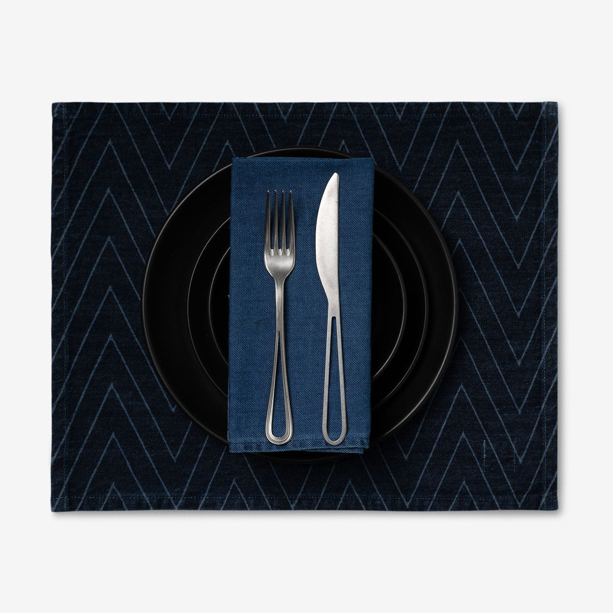 PLACEMAT - LASER PRINTED DENIM