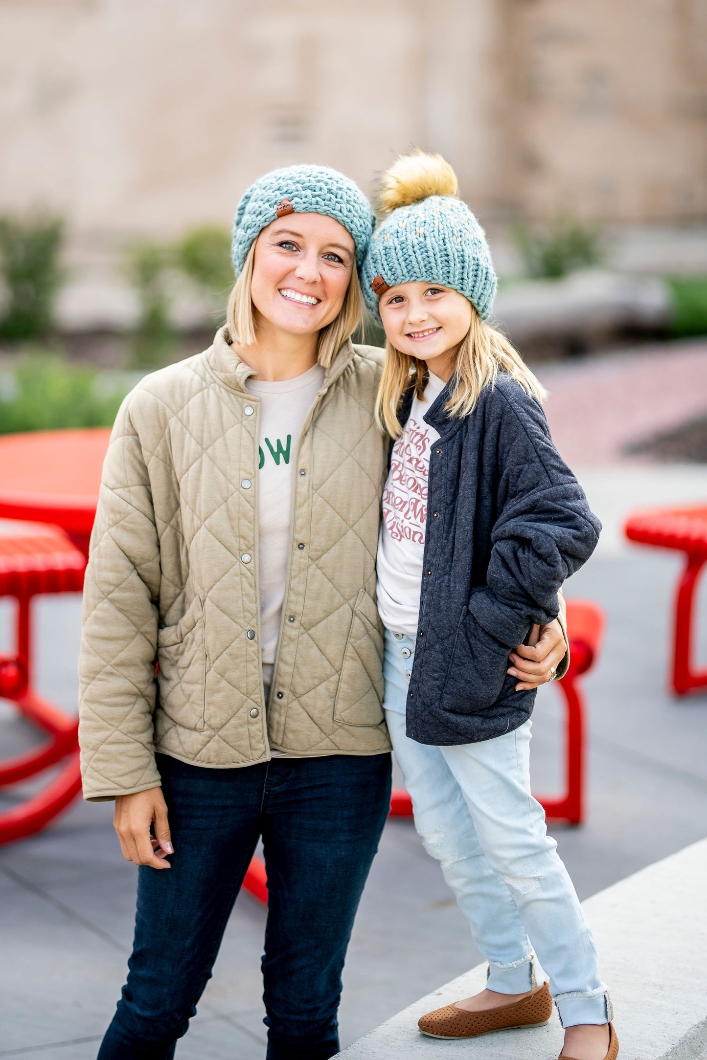 Crochet Simple Slouch Hat | Succulent Blue Beanie
