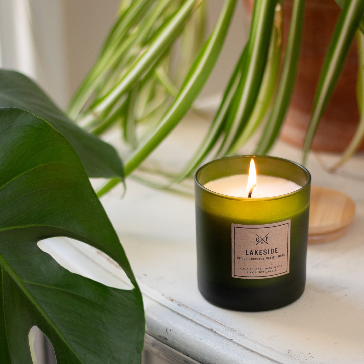 Lakeside 8.5 oz Balsam + Feather Candle