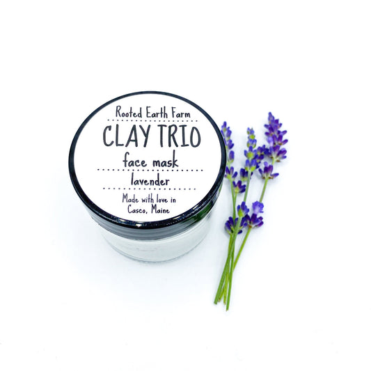Lavender Clay Trio Face Mask