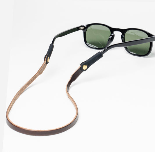 Extra-Slim Leather Sunglass Strap (Waxed Flywire)