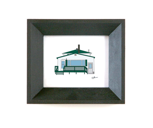 Wayne's House | TV Show Art Print