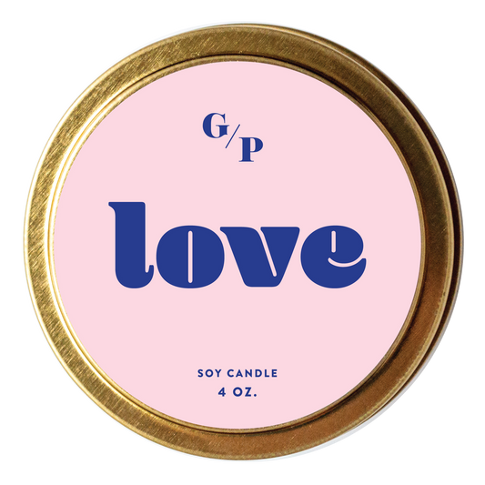 Love 4 oz. Just Because Candle Tin