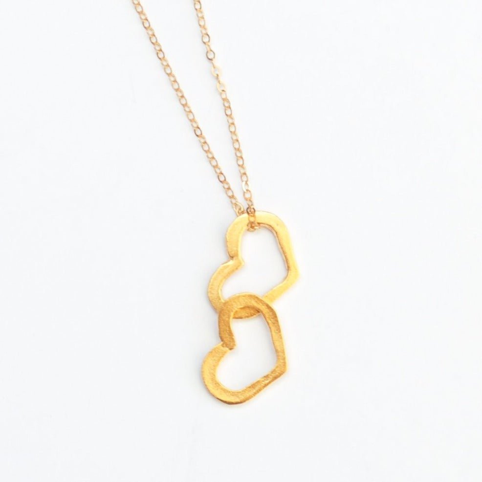 Lucinda Heart Necklace - Single or Double