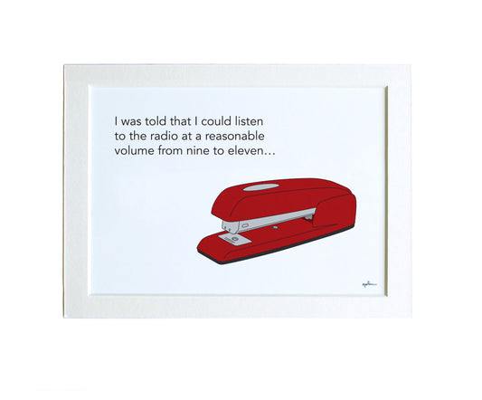 4 x 6 Matted Art Print | A Reasonable Volume