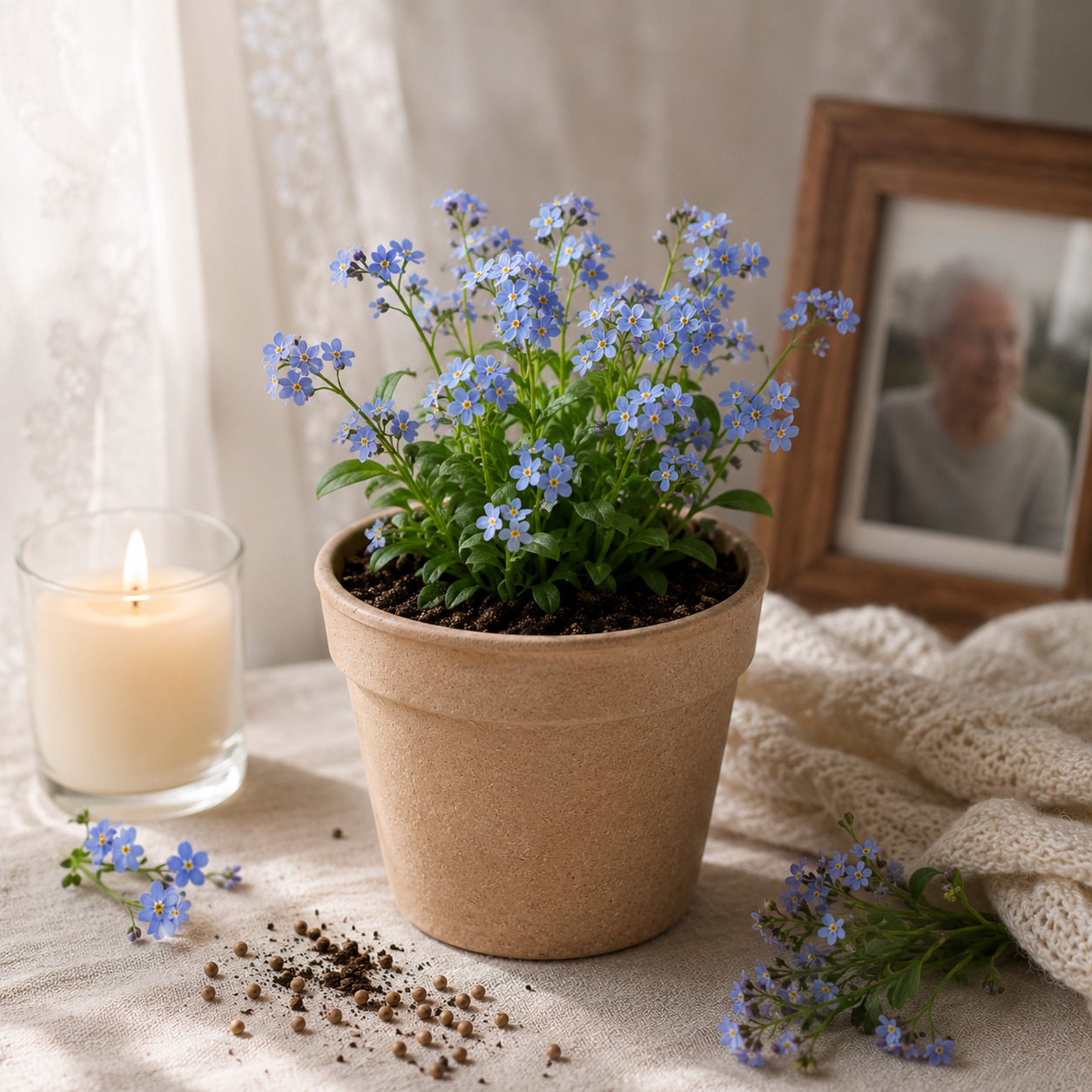 Forget Me Not Memorial Grow Kit