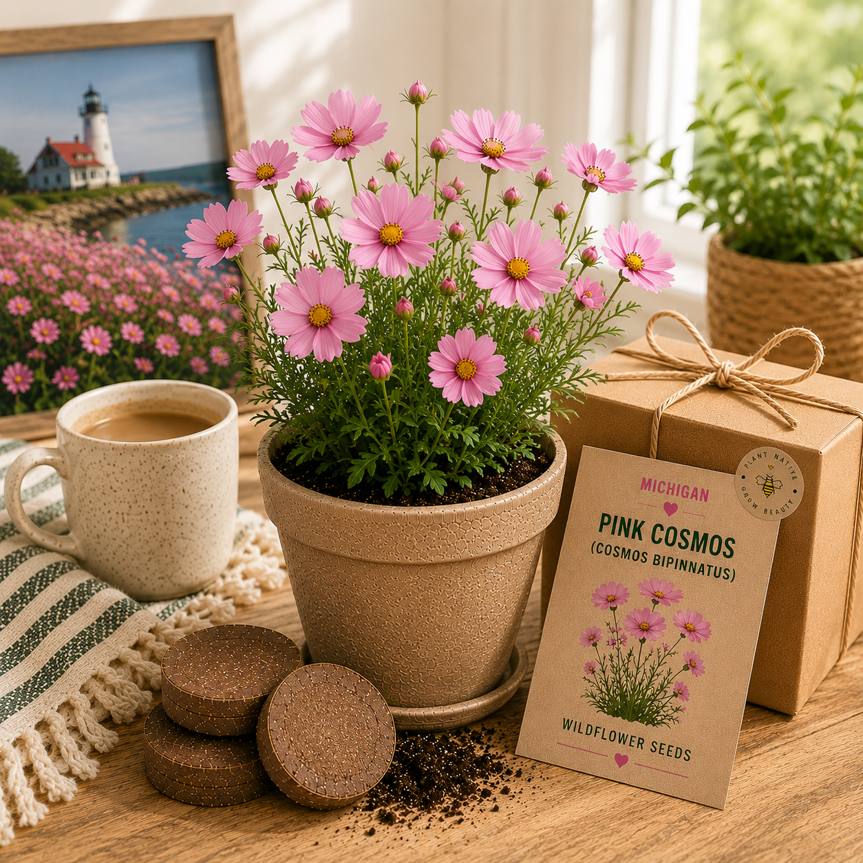 Michigan Pink Cosmos Grow Kit
