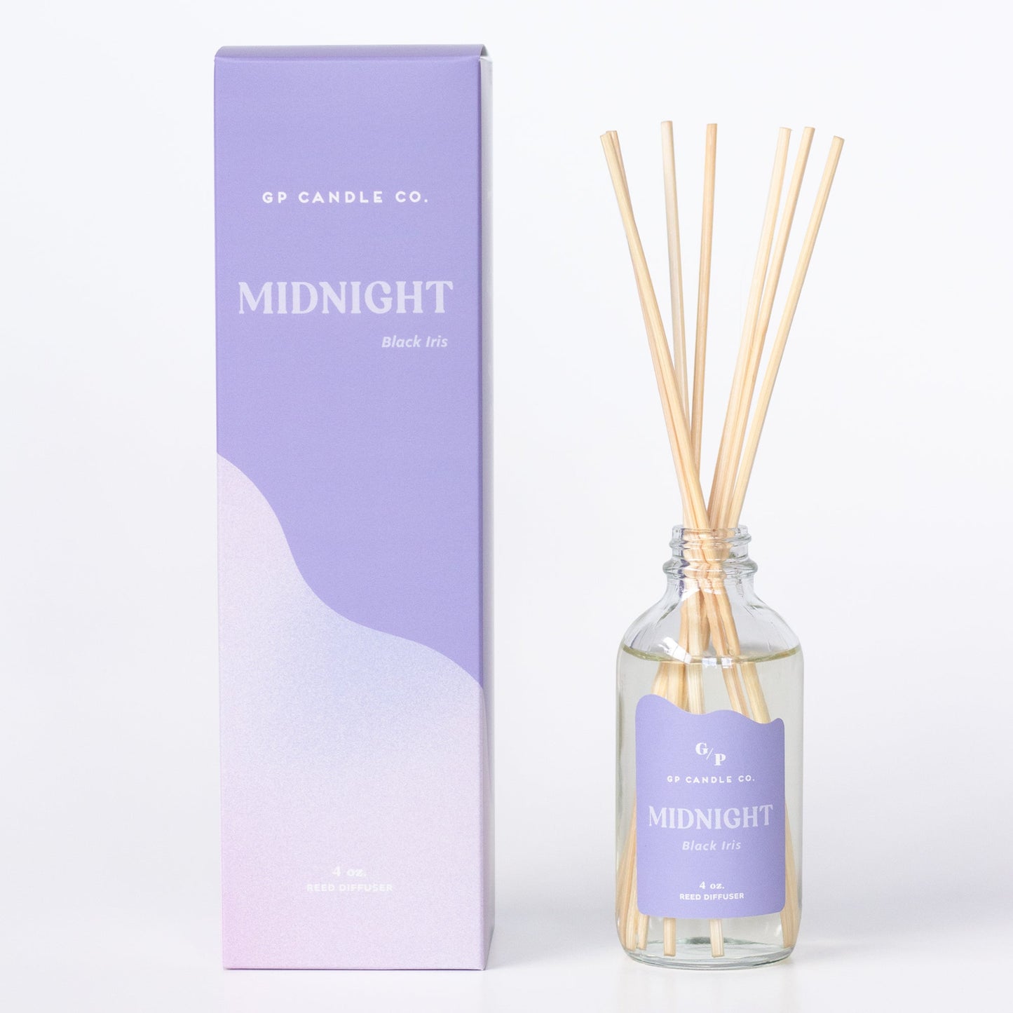 Midnight 4 oz. Hue Reed Diffuser (Black Iris)