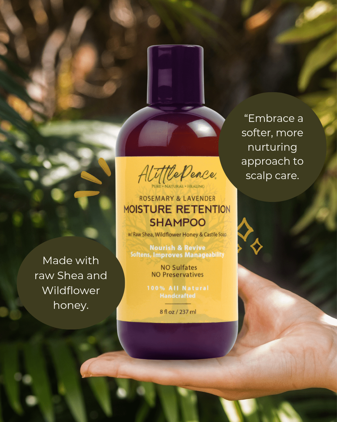 Moisture Retention Shampoo | Rosemary & Lavender