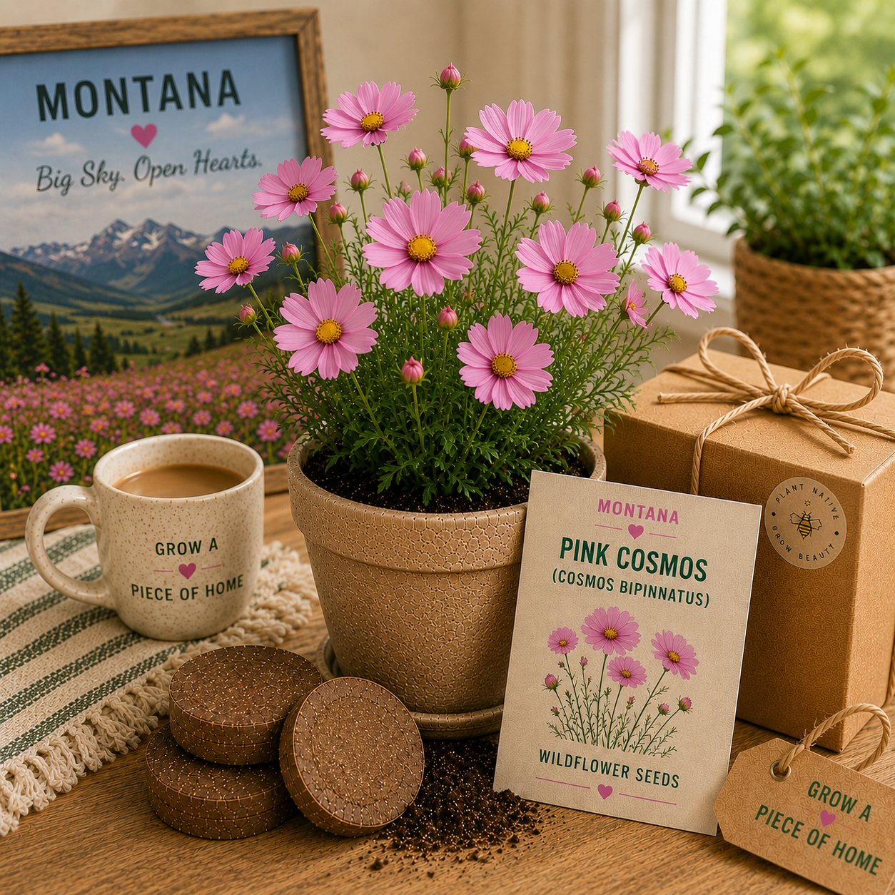 Montana Pink Cosmos Grow Kit